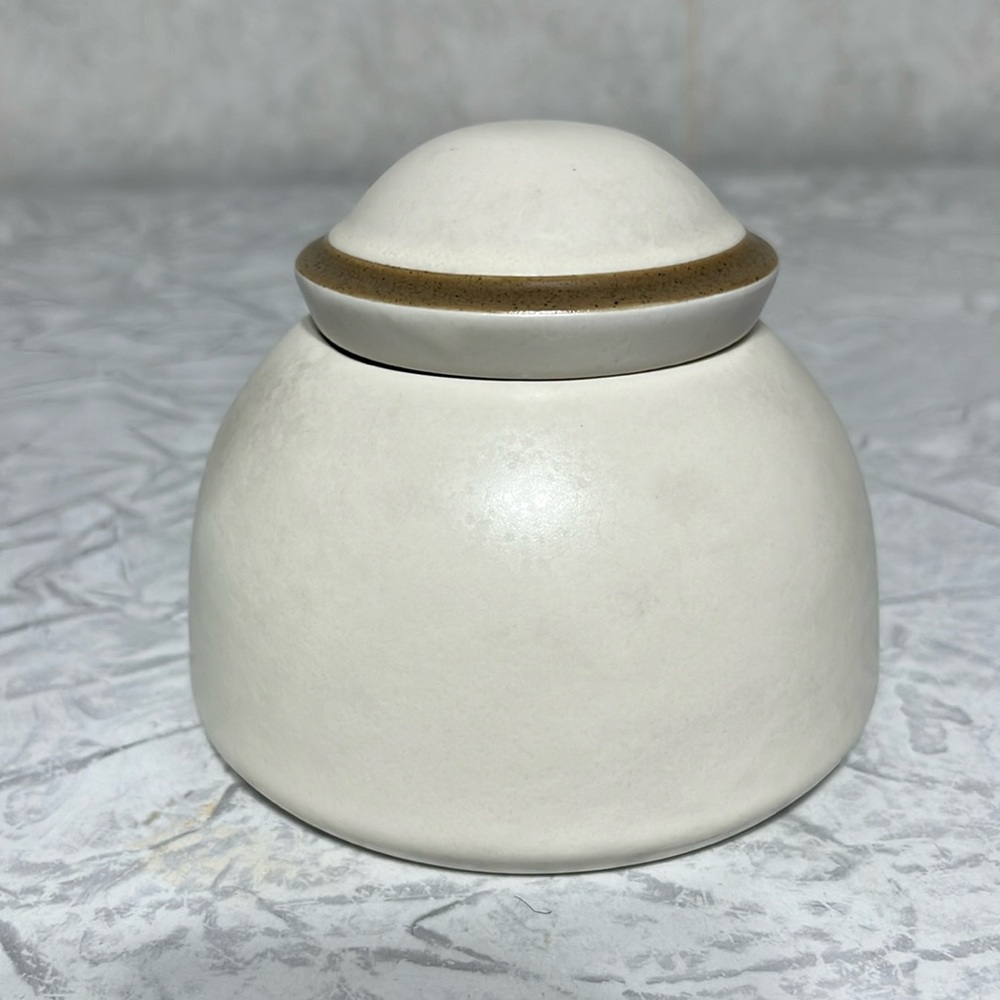 DANSK Santiago Dinnerware completer set white covered sugar NWT